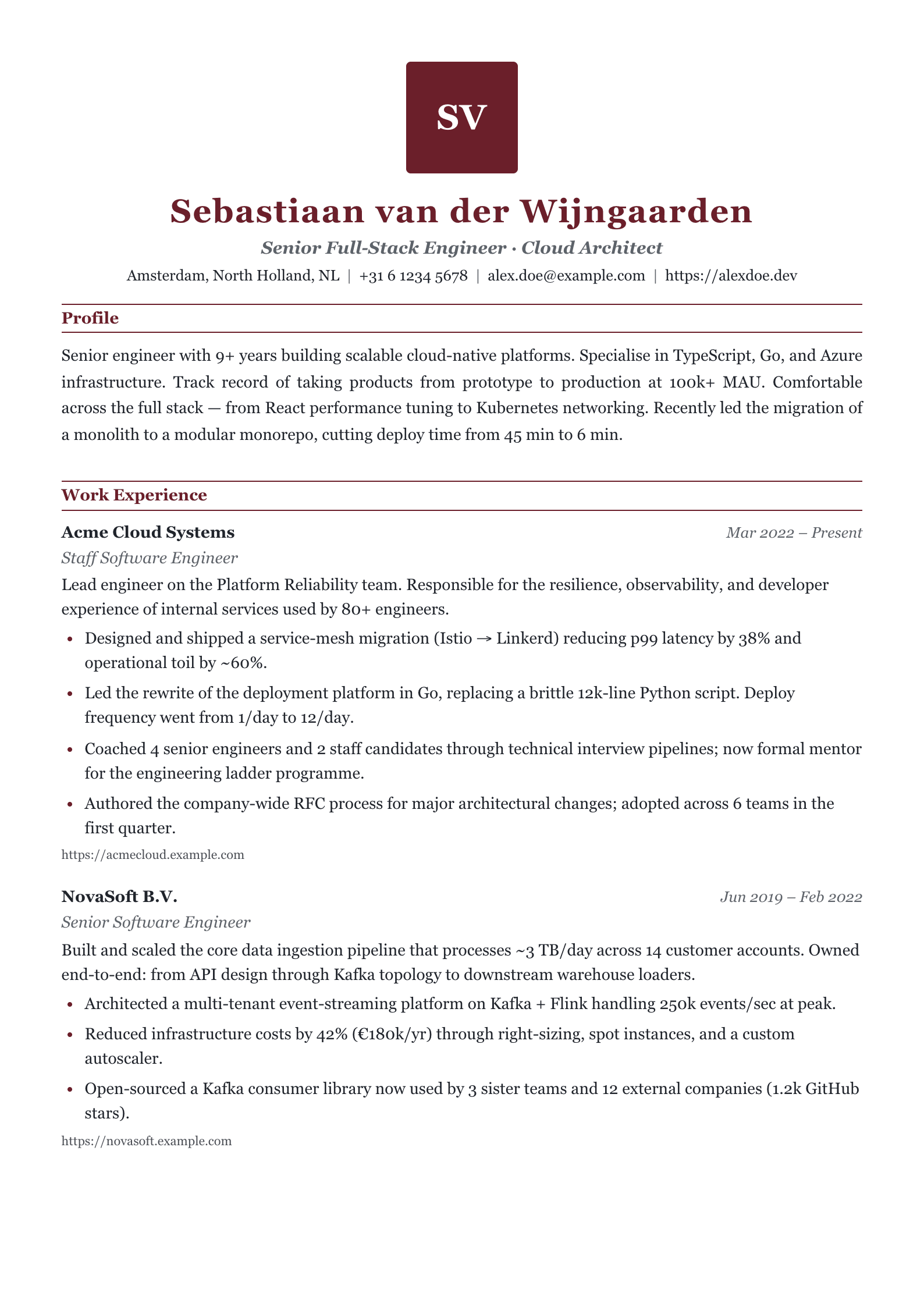 Windsor resume template
